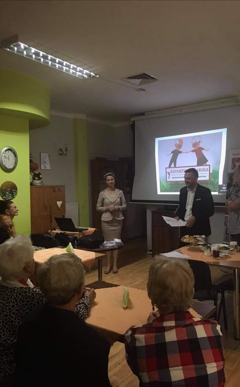 Katarzyna Obarska, Seniorzy, akcja profilaktyczna, geriatria